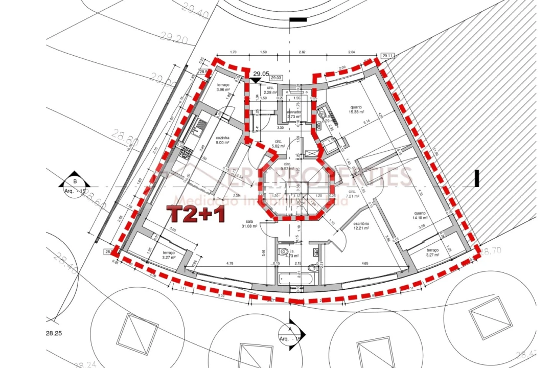 Apartamento T3 para Venda em Altura Foto 1