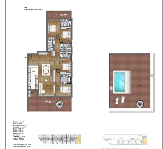 Apartamento T4 para Venda em Santa Marinha e São Pedro da Afurada Planta 1