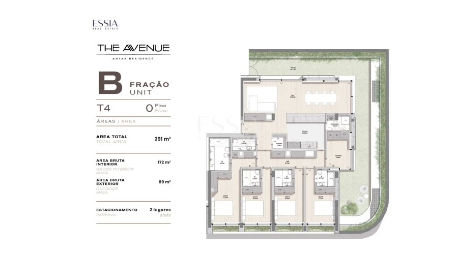 Apartamento T4 para Venda em Paranhos Planta 1