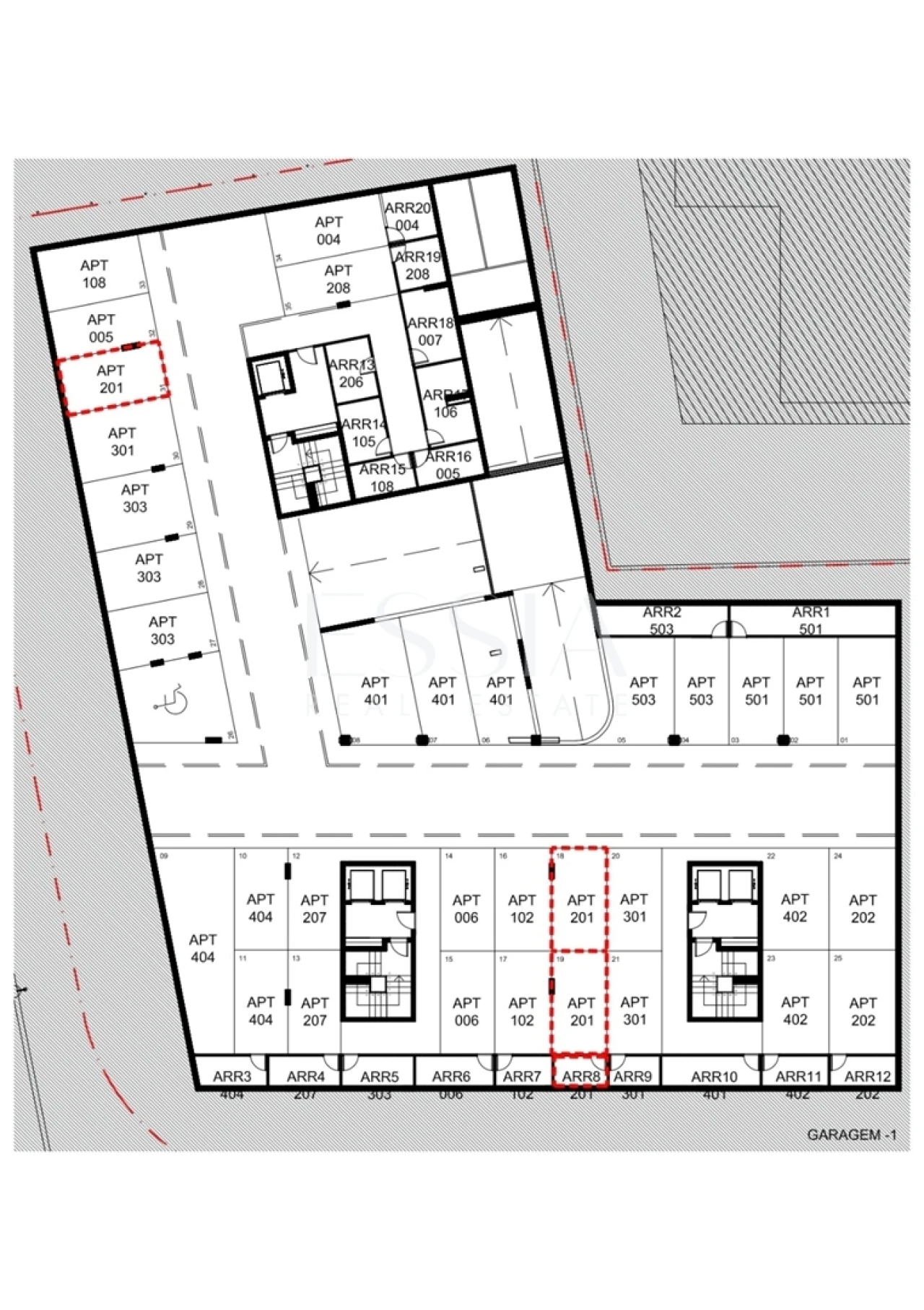 Apartamento T0 para Venda em Vila do Conde Planta 2