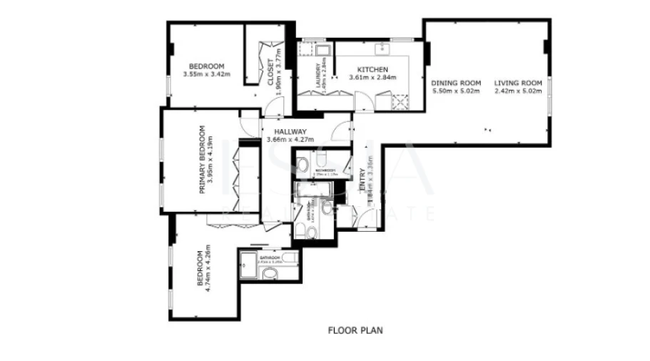 Apartamento T3 para Venda em Lordelo do Ouro e Massarelos Planta 1