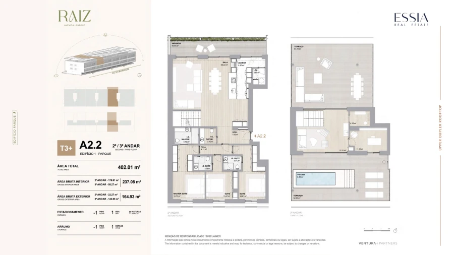 Apartamento T3 para Venda em Aldoar, Foz do Douro e Nevogilde Planta 1