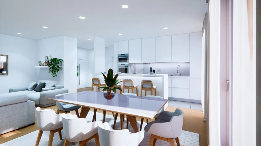 Apartamento T1 para Venda em Madalena Foto 2