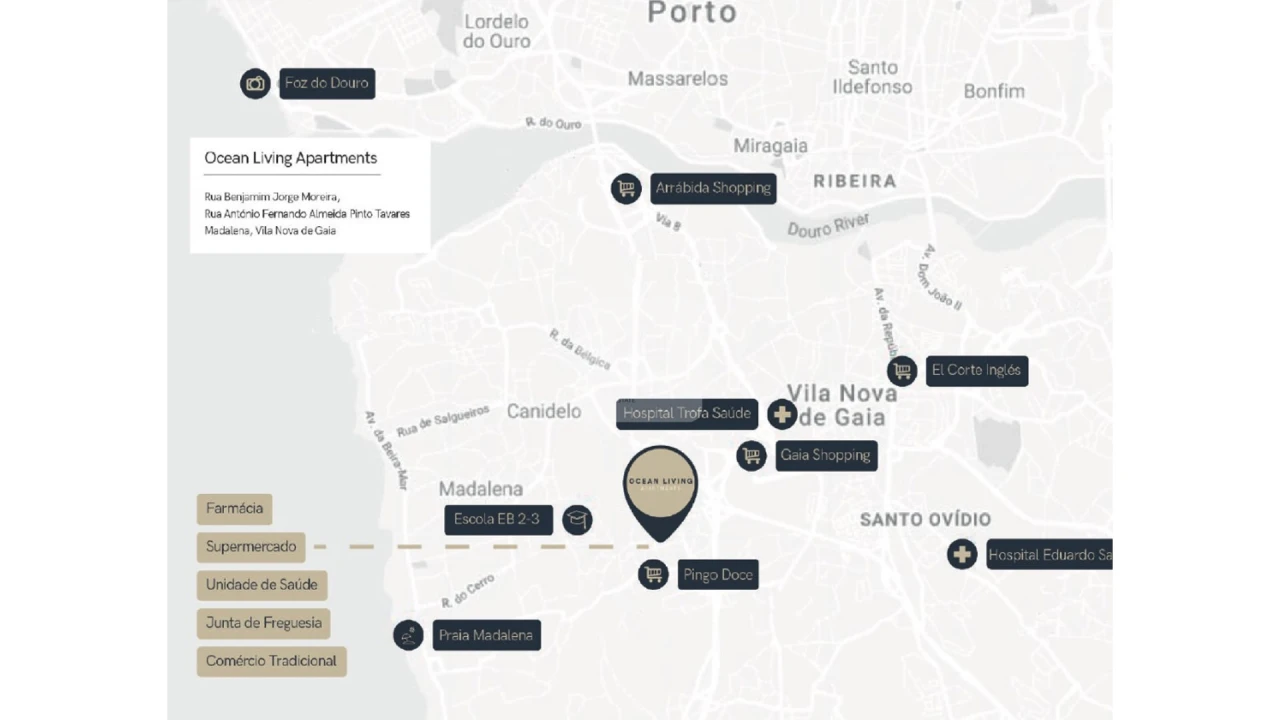 Apartamento T1 para Venda em Madalena Foto 10