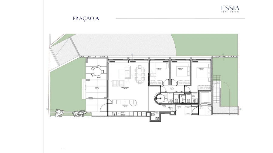 Apartamento T3 para Venda em Aldoar, Foz do Douro e Nevogilde Planta 1