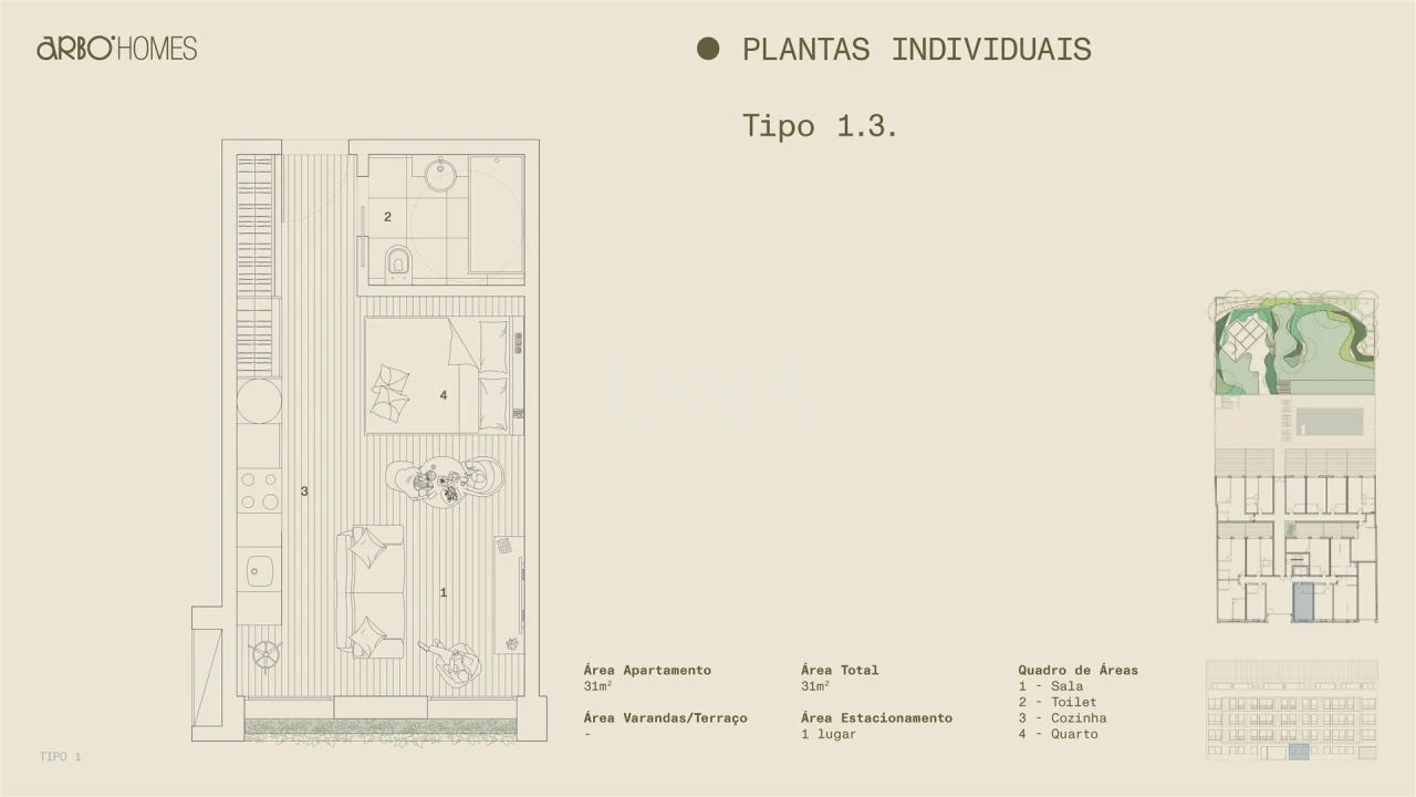 Apartamento T1 para Venda em Cedofeita, Santo Ildefonso, Sé, Miragaia, São Nicolau e Vitória Foto 2