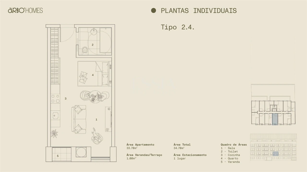 Apartamento T1 para Venda em Cedofeita, Santo Ildefonso, Sé, Miragaia, São Nicolau e Vitória Foto 2
