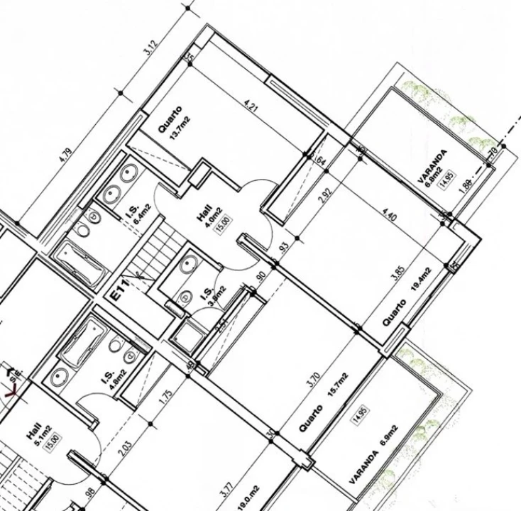 Apartamento T3 para Venda em Quarteira Planta 2
