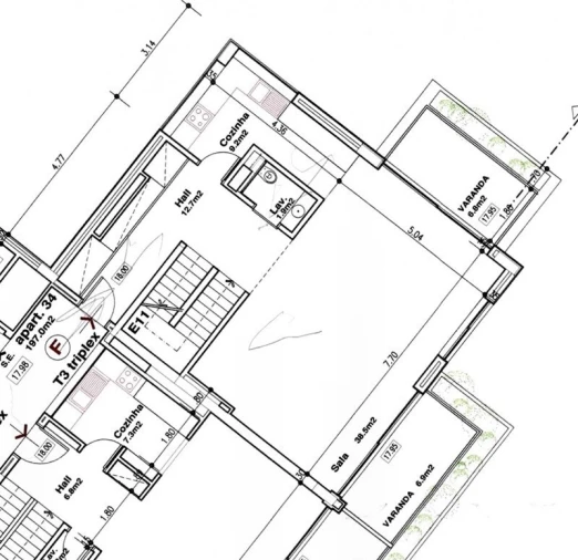 Apartamento T3 para Venda em Quarteira Planta 1