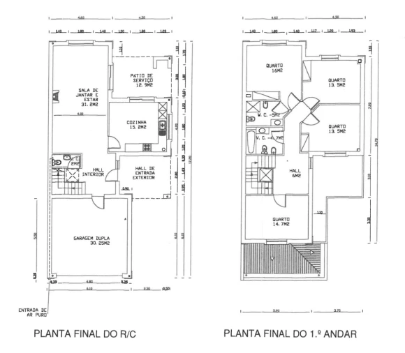 Moradia T4 para Venda em Nossa Sra de Fatima Planta 1