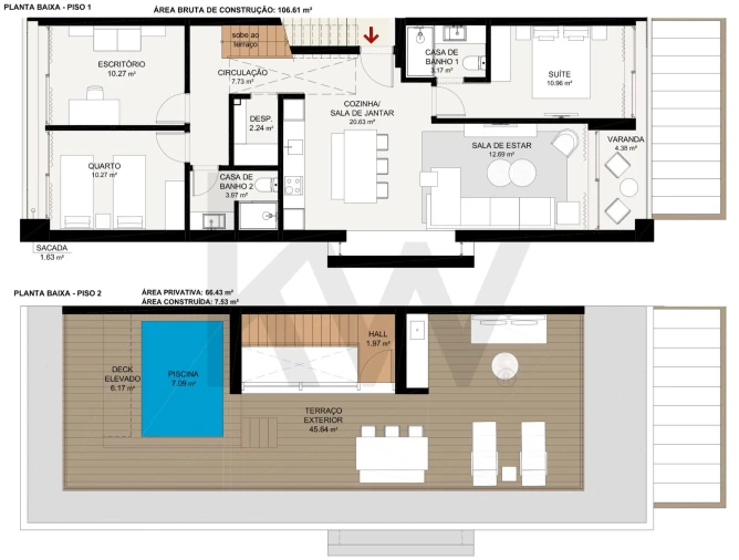 Apartamento T3 para Venda em Porto Covo Foto 22