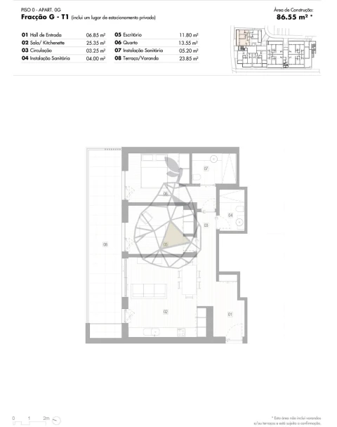 Apartamento T2 para Venda em Lagos (São Sebastião e Santa Maria)