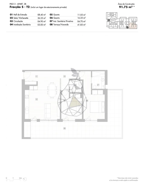 Apartamento T2 para Venda em Lagos (São Sebastião e Santa Maria)