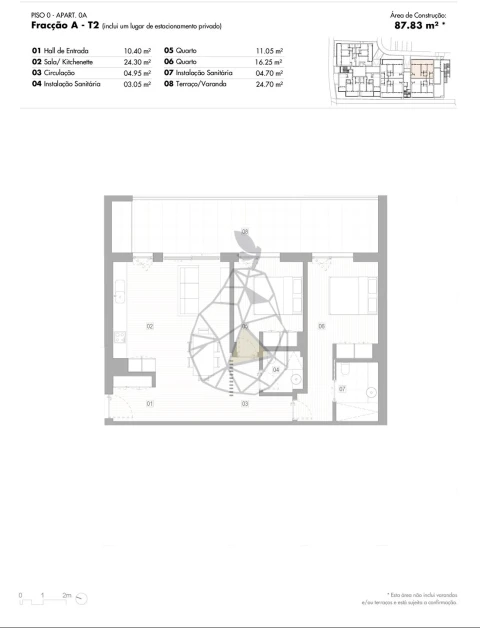 Apartamento T2 para Venda em Lagos (São Sebastião e Santa Maria)