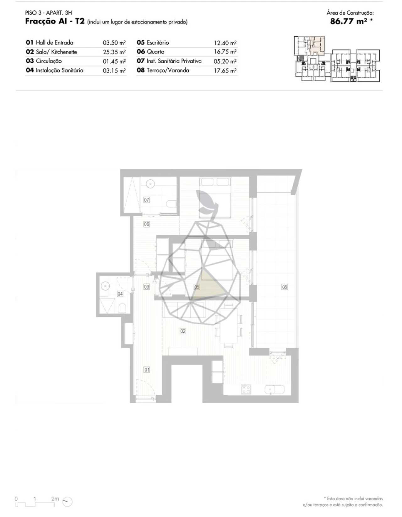 Apartamento T2 para Venda em Lagos (São Sebastião e Santa Maria) Foto 4