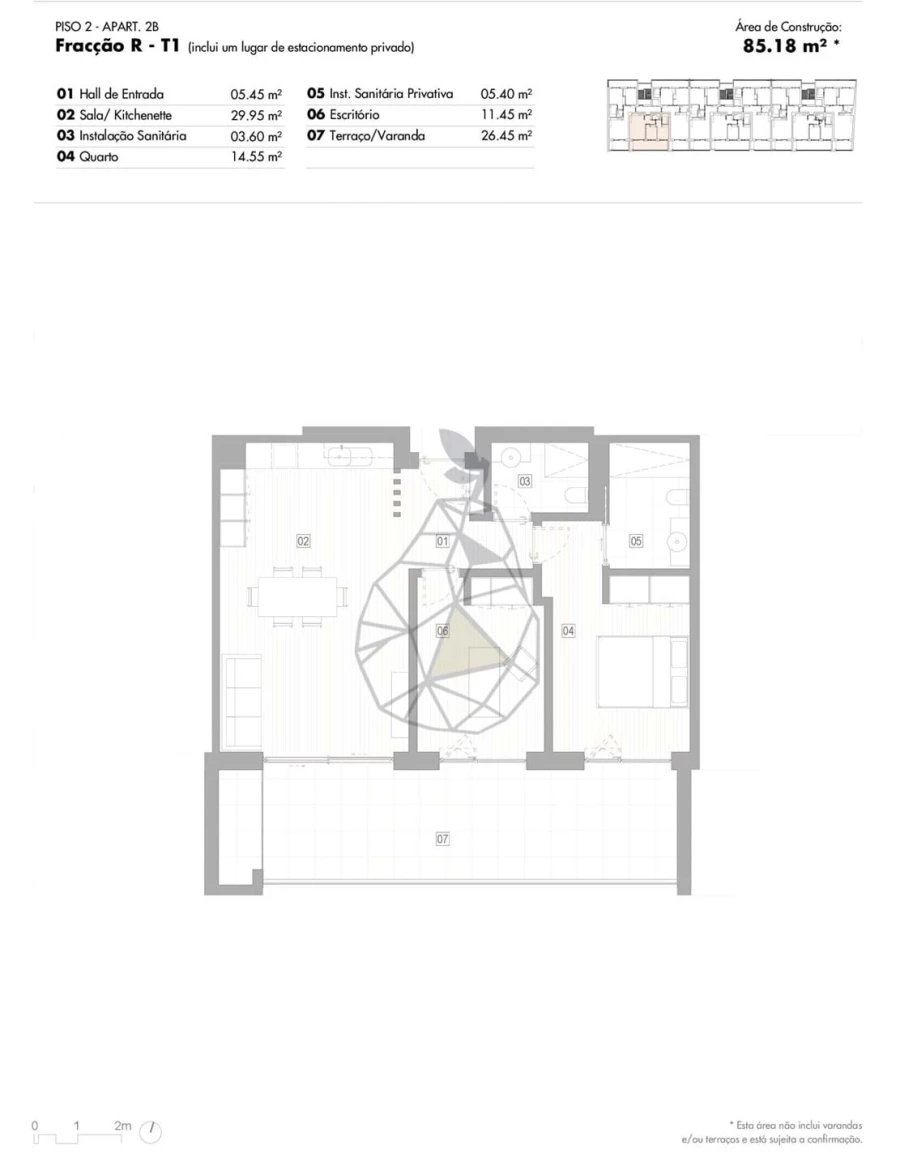 Apartamento T2 para Venda em Lagos (São Sebastião e Santa Maria) Foto 4