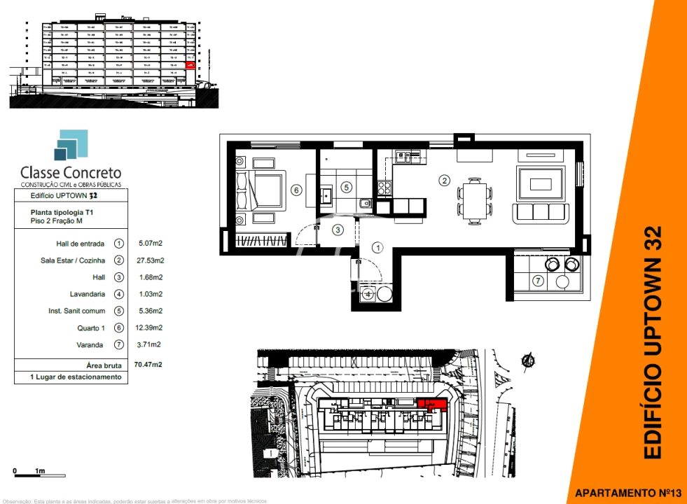 Apartamento T1 para Venda em São Martinho Foto 2
