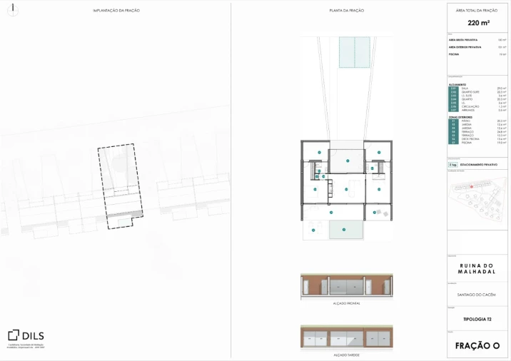 Apartamento T2 para Venda em São Francisco da Serra Planta 1