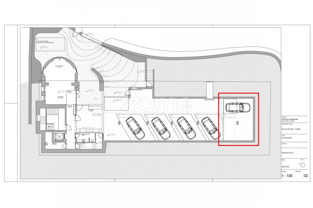 Apartamento T1 para Venda em Covilhã e Canhoso Planta 2