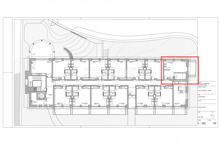Apartamento T1 para Venda em Covilhã e Canhoso Planta 1