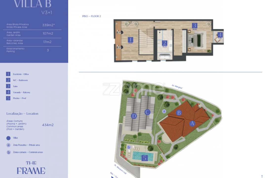 Moradia T4 para Venda em Cascais e Estoril Planta 6