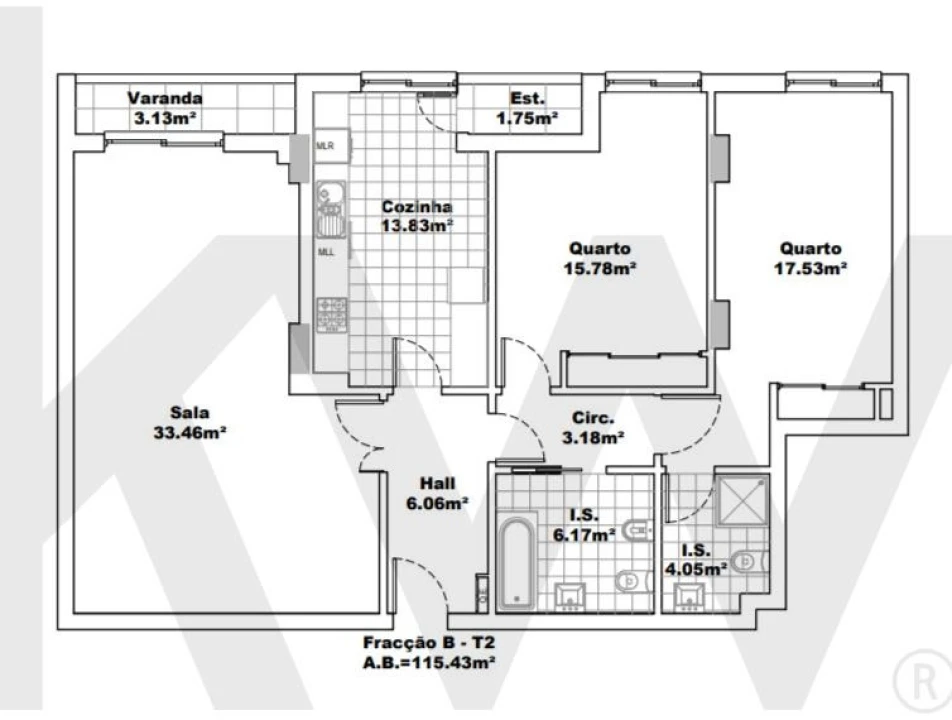 Apartamento T2 para Venda em São Domingos de Benfica Foto 33