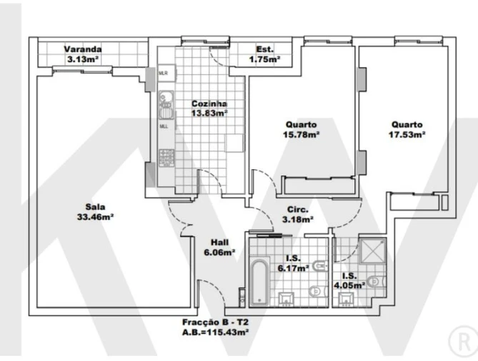 Apartamento T2 para Venda em São Domingos de Benfica Foto 33