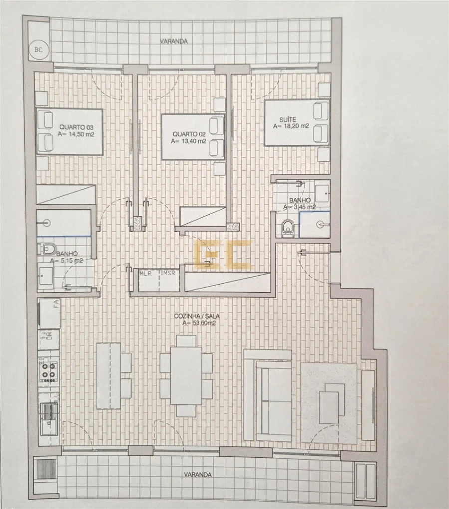 Apartamento T3 para Venda em Tavarede Foto 22