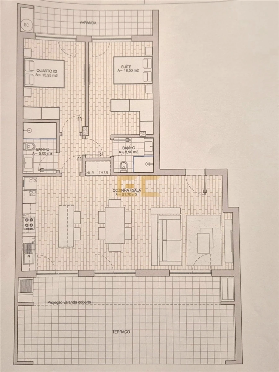Apartamento T2 para Venda em Tavarede Foto 19