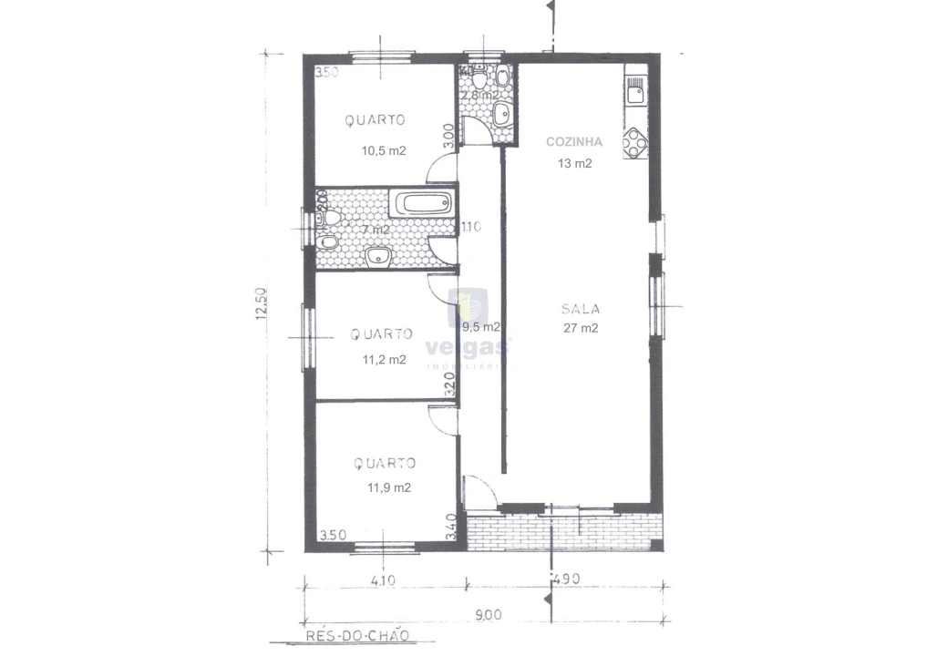Moradia T3 para Venda em Vila Cã Foto 23