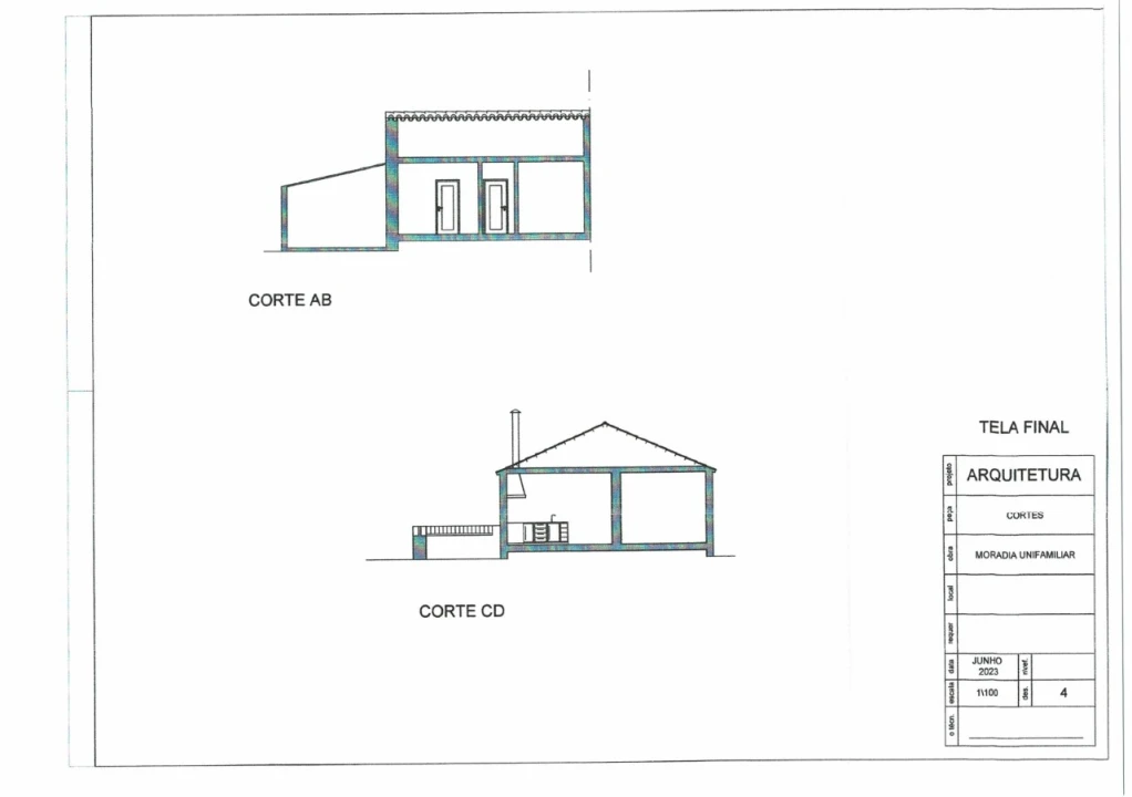 Quinta T2 para Venda em São Bartolomeu de Messines Planta 3