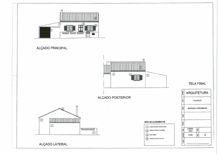 Quinta T2 para Venda em São Bartolomeu de Messines Planta 1