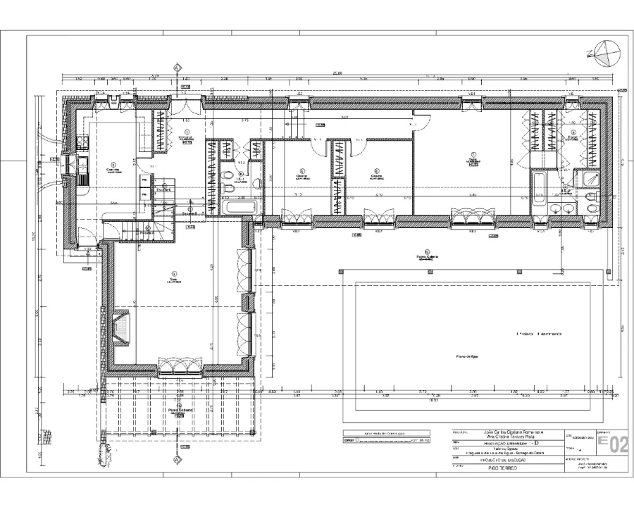 Quinta T17 para Venda em São Domingos e Vale de Água Planta 5