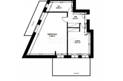 Apartamento T1 para Arrendamento em Paranhos