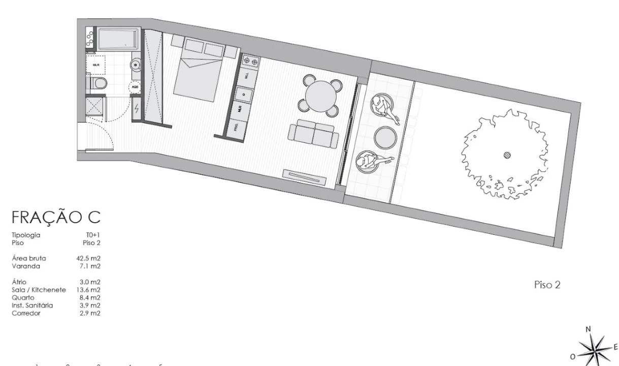 Apartamento para Venda em Bonfim Planta 3