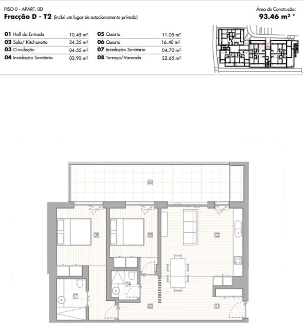 Apartamento T2 para Venda em Lagos (São Sebastião e Santa Maria) Foto 12