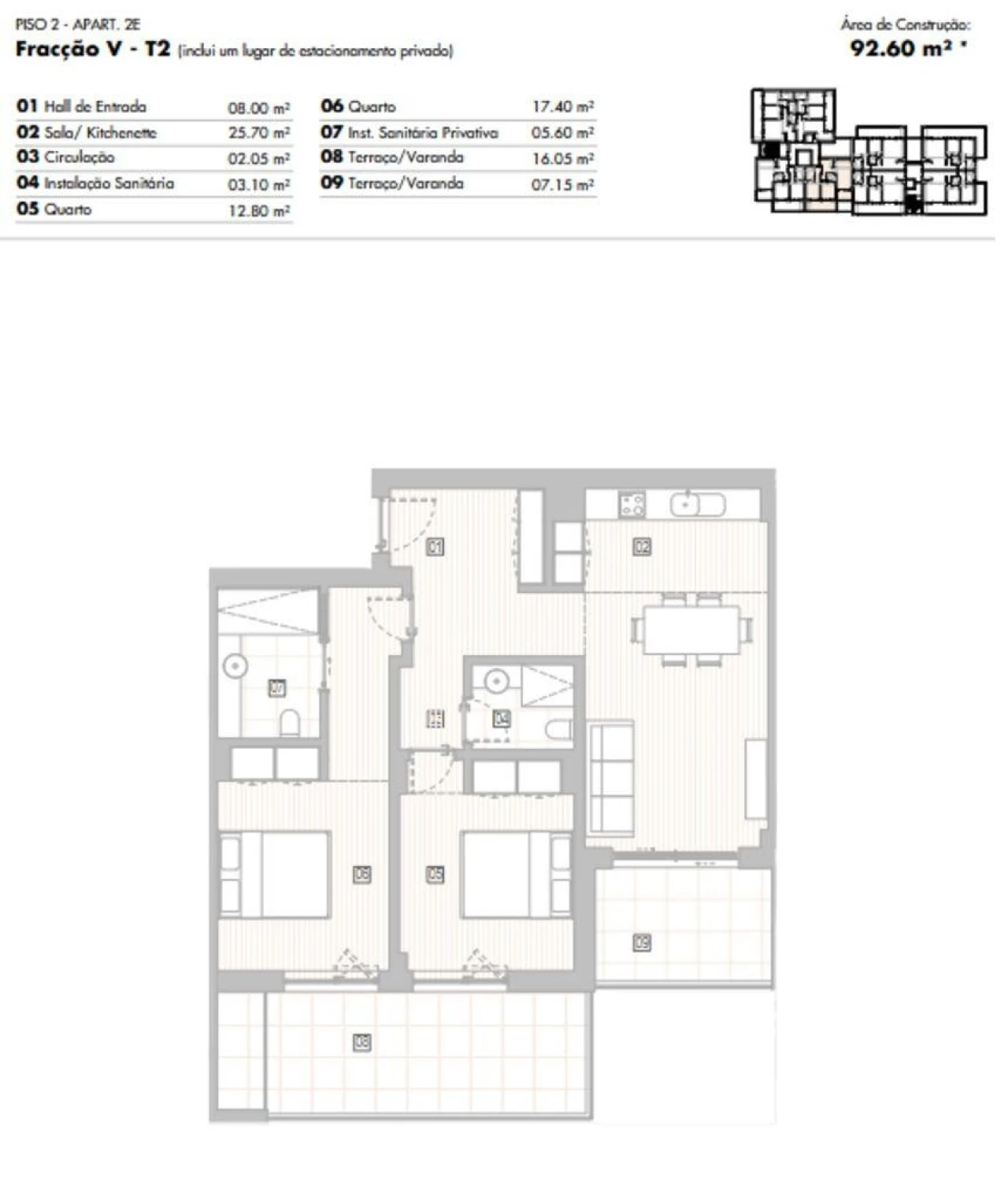 Apartamento T2 para Venda em Lagos (São Sebastião e Santa Maria) Foto 12
