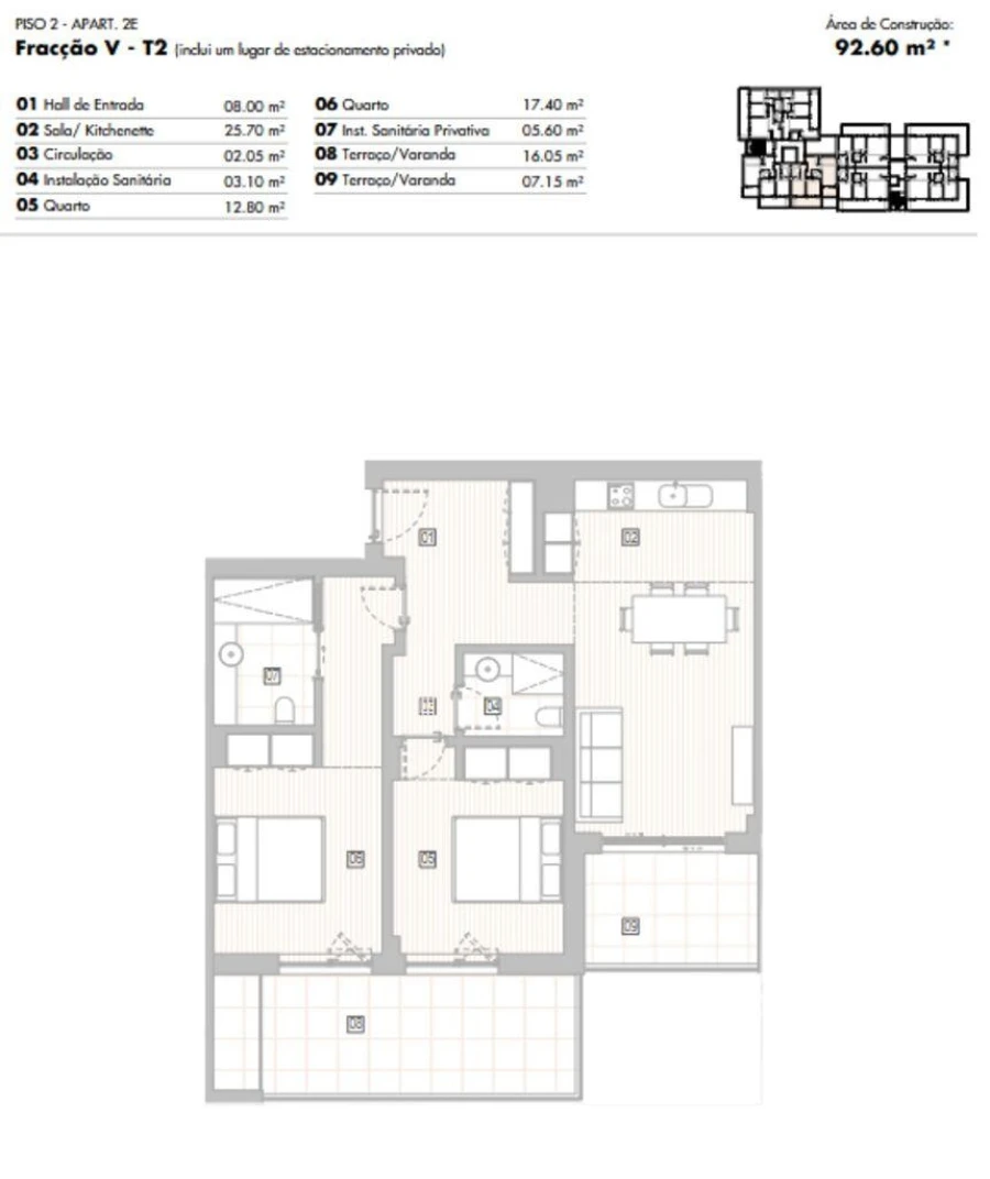 Apartamento T2 para Venda em Lagos (São Sebastião e Santa Maria) Foto 12