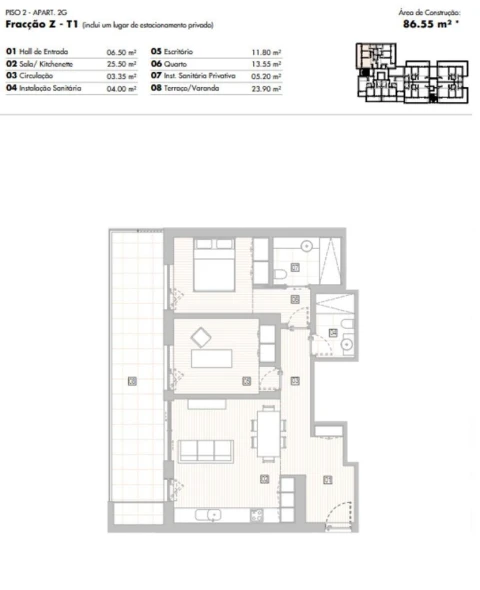 Apartamento T2 para Venda em Lagos (São Sebastião e Santa Maria)