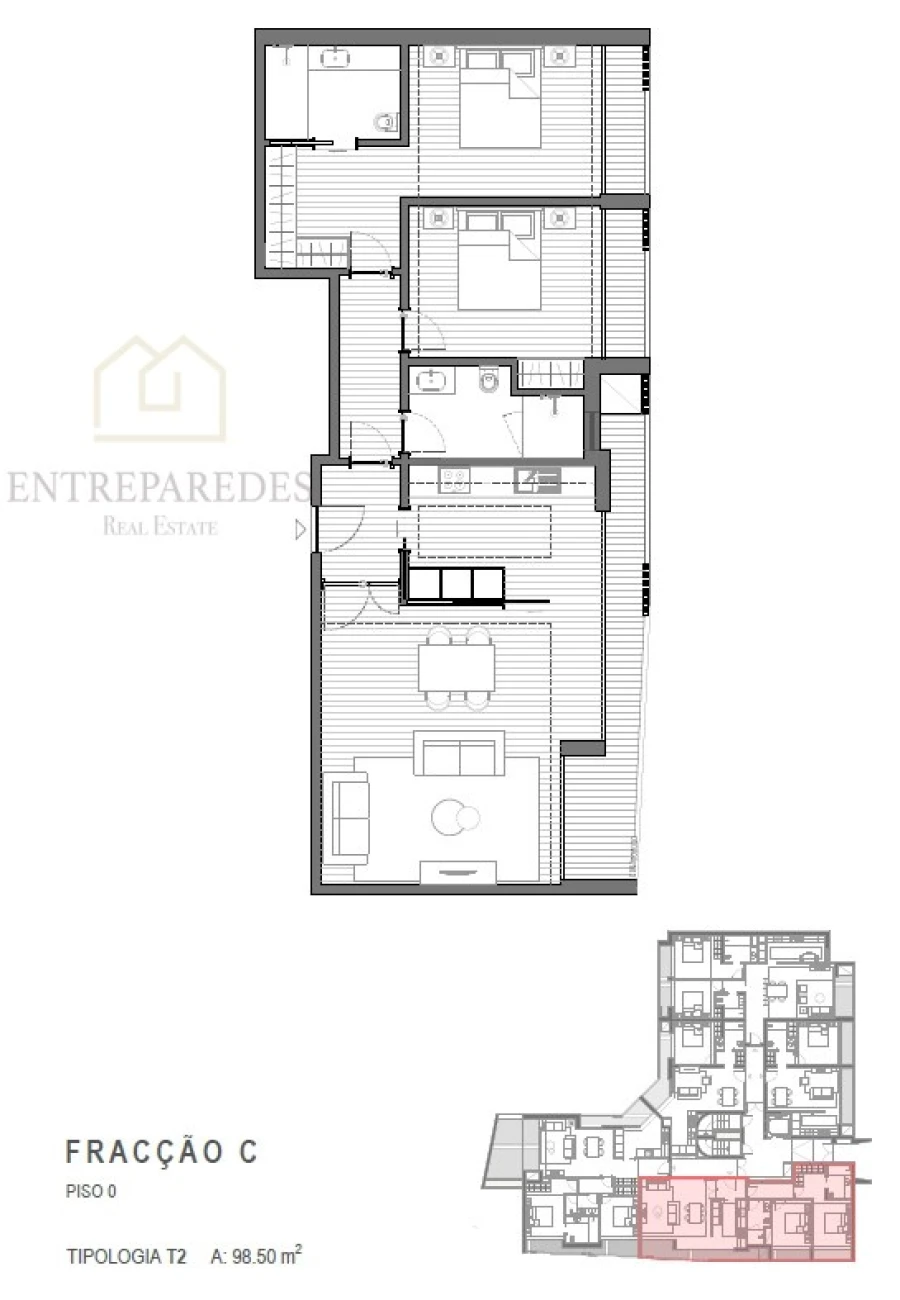 Apartamento T2 para Venda em Silvalde Foto 21