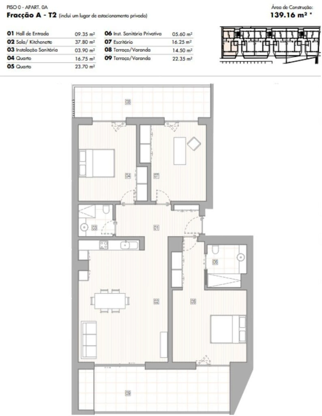 Apartamento T2 para Venda em Lagos (São Sebastião e Santa Maria) Foto 12