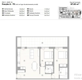 Apartamento T2 para Venda em Lagos (São Sebastião e Santa Maria)