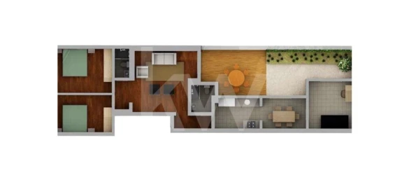 Apartamento T3 para Venda em São Vicente