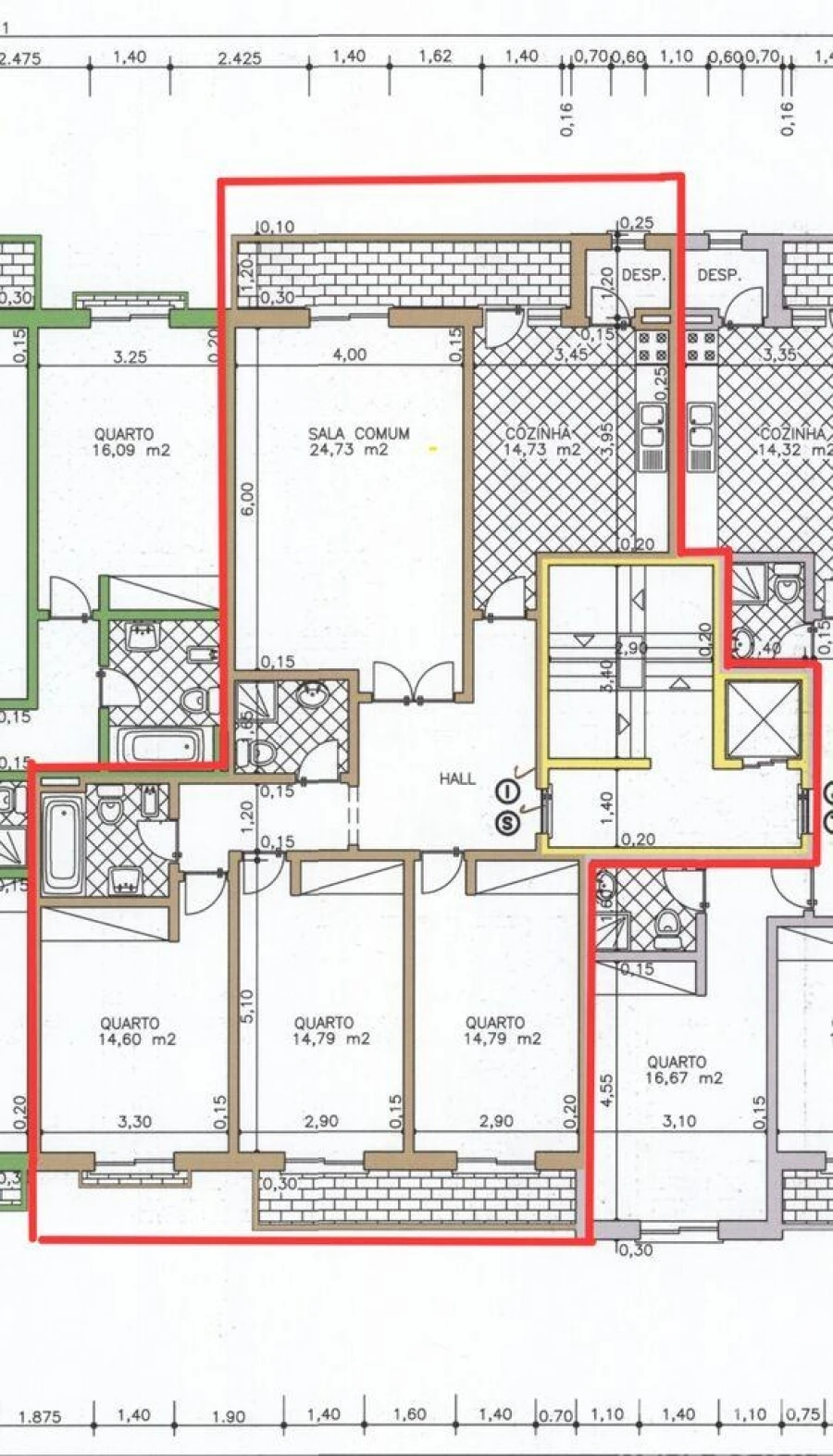 Apartamento T3 para Venda em Quelfes Foto 34