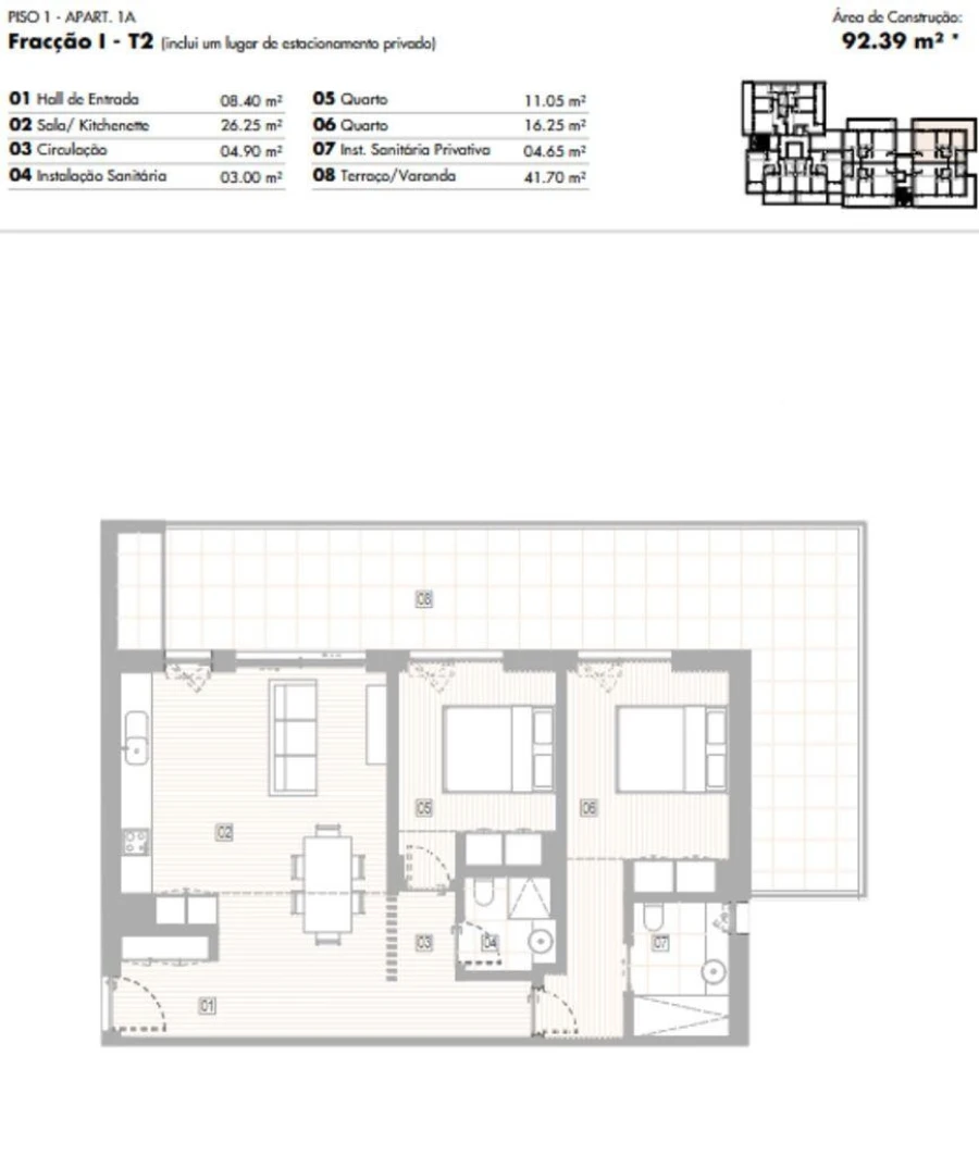 Apartamento T2 para Venda em Lagos (São Sebastião e Santa Maria) Foto 12