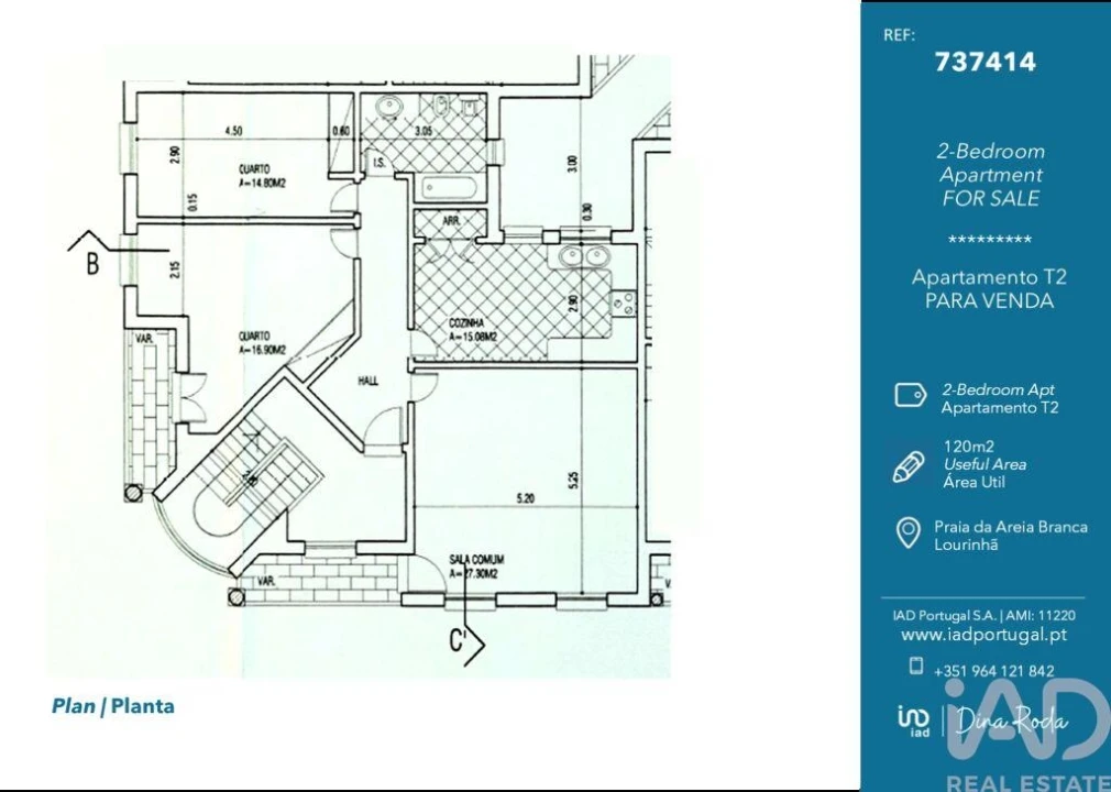Apartamento T2 para Venda em Lourinhã e Atalaia Foto 34