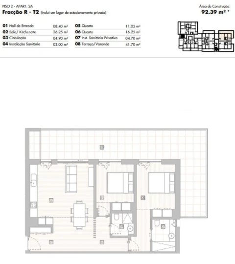 Apartamento T2 para Venda em Lagos (São Sebastião e Santa Maria)