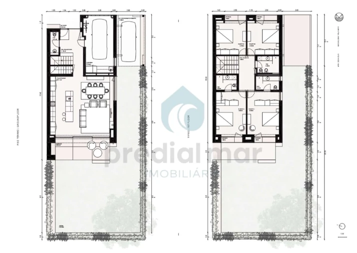 Moradia T4 para Venda em Madalena Planta 2