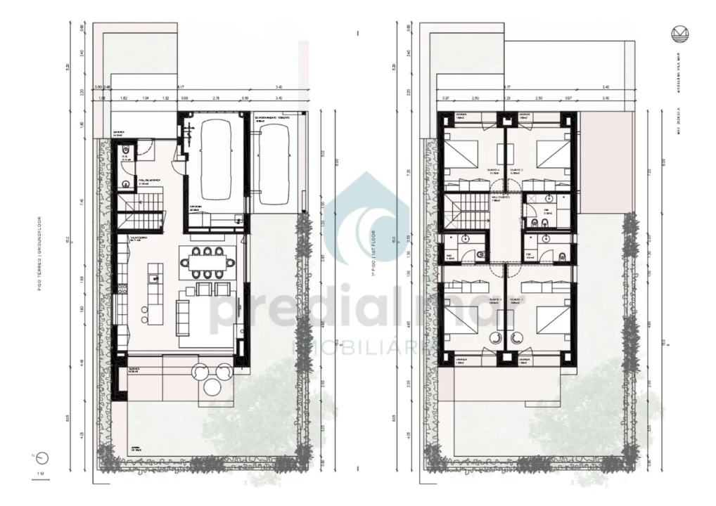 Moradia T4 para Venda em Madalena Planta 2