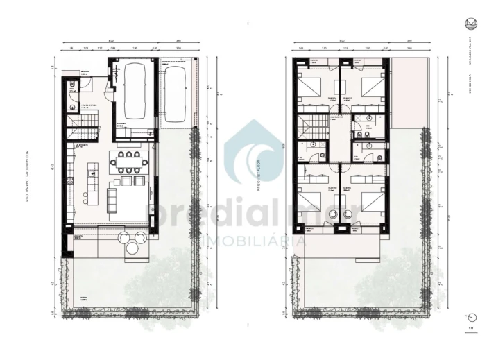 Moradia T4 para Venda em Madalena Planta 2